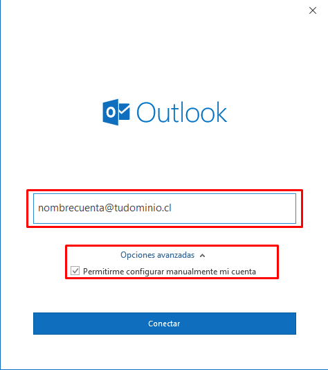Como configura tu cuenta de correo corporativa en Outlook de Office 365! -  Preguntas Frecuentes - FAQ - EcoHosting Internet LImitada